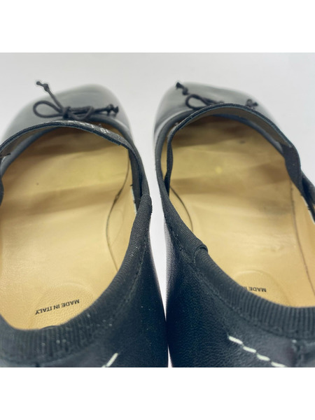 MAISON MARGIELA シューズ MM6 バレエシューズ (サイズ38) ブラック