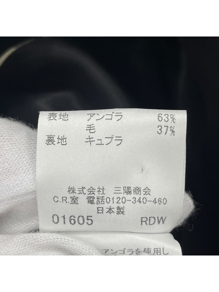 BURBERRY ジャケット ウールロングコート/38[値下]