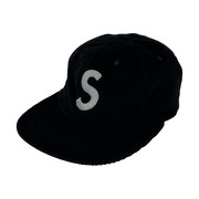 Supreme Corduroy S Logo Cap コーデュロイSロゴキャップ 黒