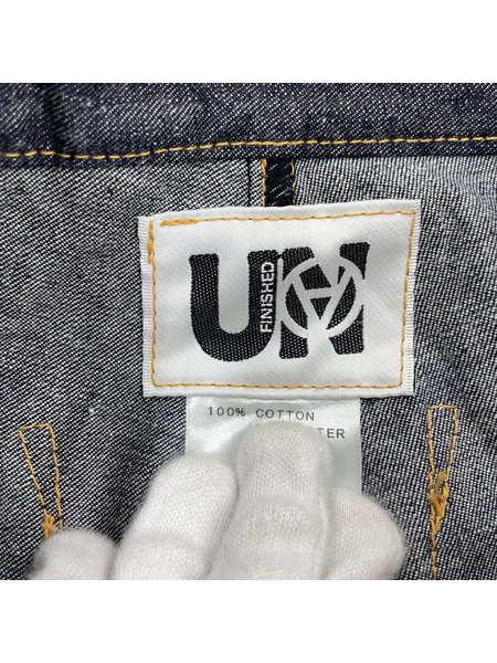 UNFINISH デニム・ジーンズ UNFINISHED サルエル デニムパンツ バイカラー