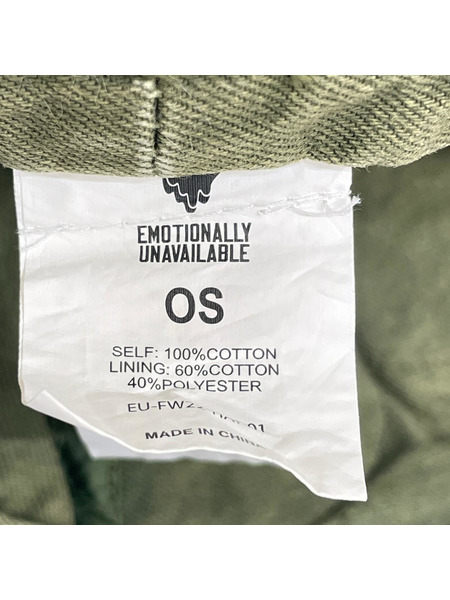 EMOTIONALLY UNAVAILABLE ハット EU PATCHES BUCKET HAT