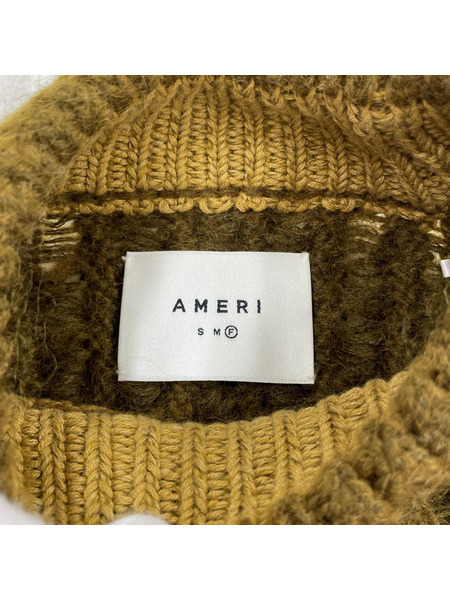 AMERI BUMPY SHEER DOCKING KNIT F