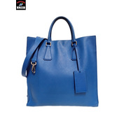 PRADA/三角プレート/トートバッグ