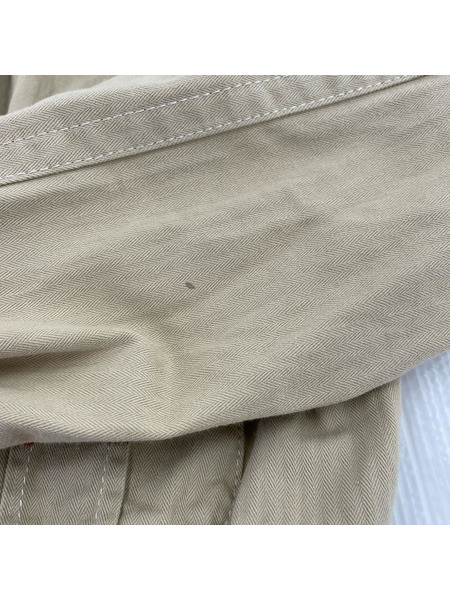 BURBERRY BLUE LABEL ミリタリージャケット ショート丈 ベージュ 38