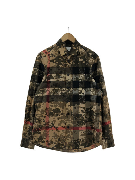 BURBERRY L Camo Check L/S Shirt 8029830