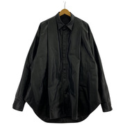 JULIUS 23SS Synthetic Leather Shirt ブラック (2)