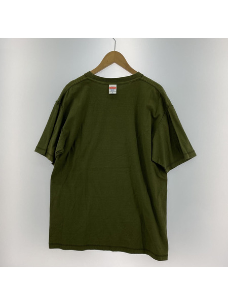 PHINGERIN ミッドサマー限定/LG TEE/インサイドアウトカットソー XL 緑