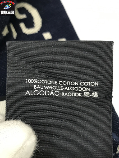 GUCCI GG柄 ネクタイ　ネイビー