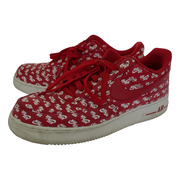 NIKE AIR FORCE 1 LOW ALL OVER LOGO RED 29.0cm