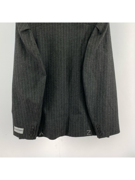 ZARA テーラードジャケット・ブレザー ADERERROR ストライプブレザー 灰 (M)
