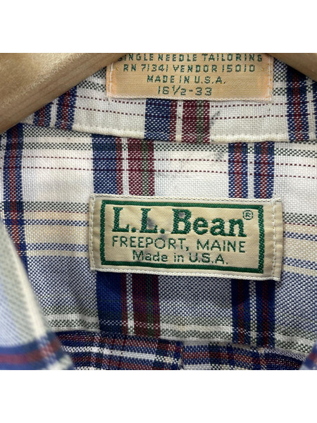 L.L.Bean 長袖シャツ OLD USA製チェックシャツ