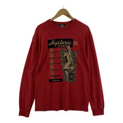 HYSTERIC GLAMOUR LSカットソー/赤/S