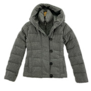 DUVETICA ダウンジャケット グレー ウール