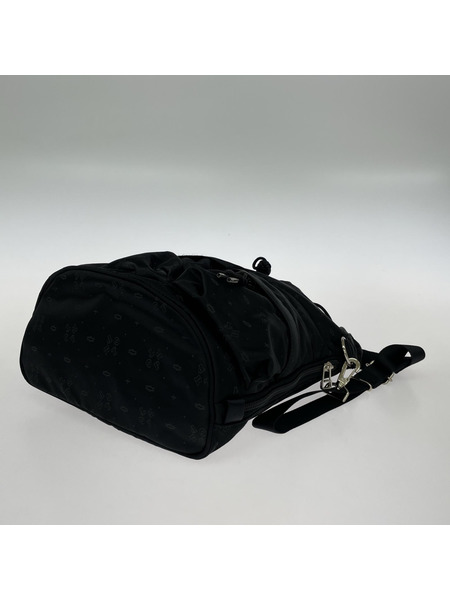 PORTER ショルダーバッグ モノグラム/ナイロンショルダー/2WAY/BLK