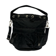 PORTER ショルダーバッグ モノグラム/ナイロンショルダー/2WAY/BLK