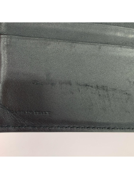 BURBERRY グラフィティロゴ 二ツ折リ財布 ブラック