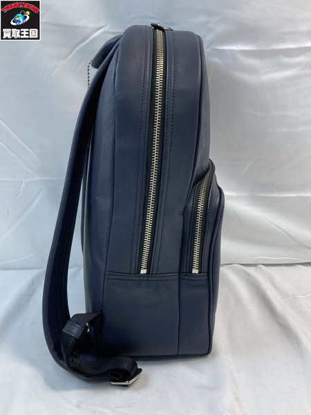 COACH コーチ 71992 ハドソン バックパック シグネチャー クロスグレイン レザー ネイビー グレー リュック