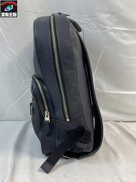 COACH コーチ 71992 ハドソン バックパック シグネチャー クロスグレイン レザー ネイビー グレー リュック