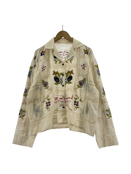 TODAYFUL 24SS Embroidery Patchwork Shirts (F)