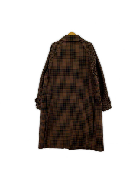 MACKINTOSH  ソノ他 BALFEILD ガンクラブチェック ステンカラーコート 38