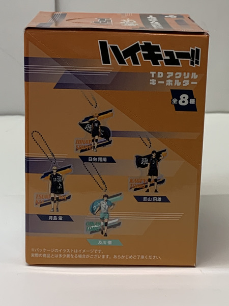 ハイキュー!! 挑戦者たち TDアクリルキーホルダー BOX (全8種入り) 未開封 日向翔陽 影山飛雄 月島蛍 及川徹 孤爪研磨 黒尾鉄朗 木兎光太郎 宮侑