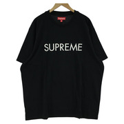 Supreme 25SS Capital S/S Top Black キャピタルロゴカットソー XXL 黒