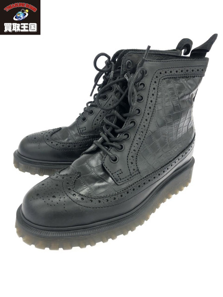 Dr.Martens MARCUS クロコ型押し 8ホールブーツ UK6 ｜商品番号