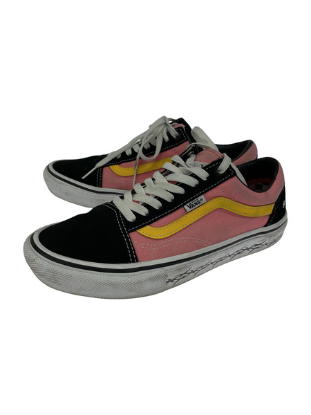 VANS×Supreme 21aw OLD SKOOL BK/PINK size26.5