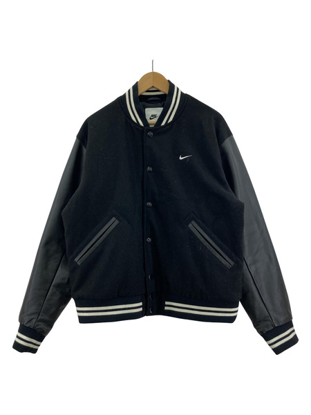 NIKE AS M NK AU VARSITY JKT LTHR SL 黒 (L) FD7846-010