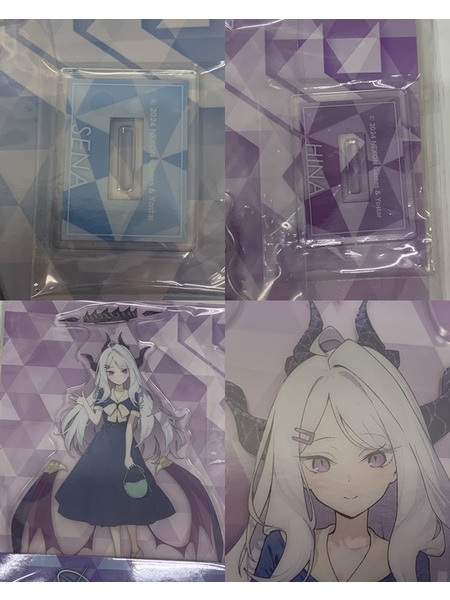 ブルアカ ローソン・＠Loppi・HMV限定 アクリルスタンドAセット （ヒナ・セナ） 未開封 ブルーアーカイブ×ローソン キャンペーン Blue Archive アクスタ