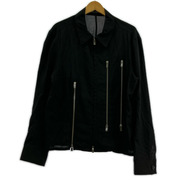 Yohji Yamamoto ジップブルゾン FX-B86-207 黒 (2)
