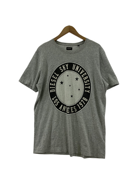 DIESEL S/S TEE (L) グレー