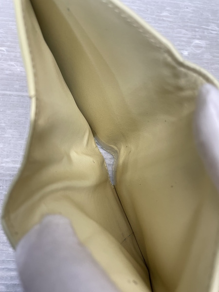 Bottega Veneta イントレチャート コンパクトウォレット 黄[値下]