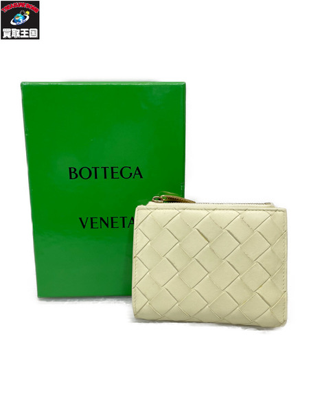 Bottega Veneta イントレチャート コンパクトウォレット 黄[値下]