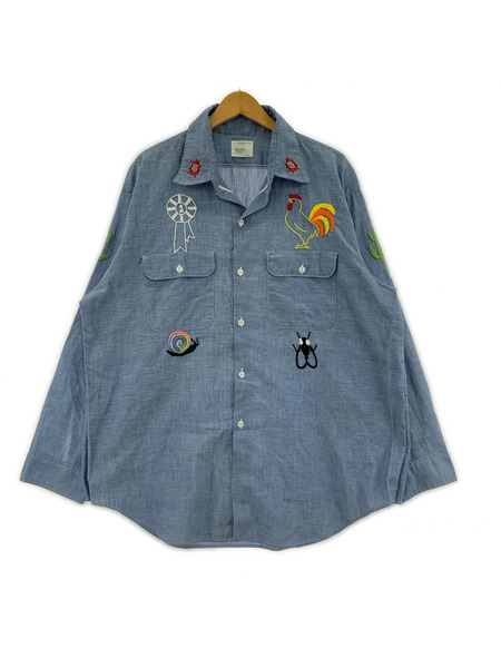 OLD・VINTAGE 長袖シャツ 70s BIGMAC シャンブレシャツ