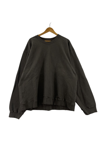 ANCELLM AGING OVER SWEAT SHIRT 1 グレー