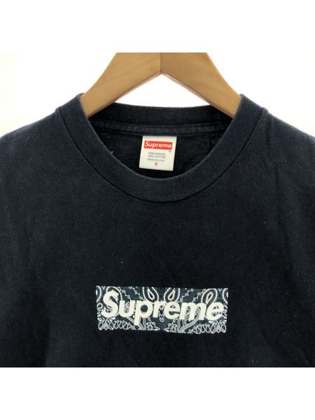Supreme 半袖Tシャツ・カットソー 19AW Bandana Box Logo Tee NVY S