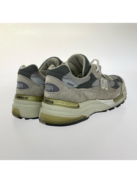 NEW BALANCE スニーカー M992GR (23.5cm) グレー