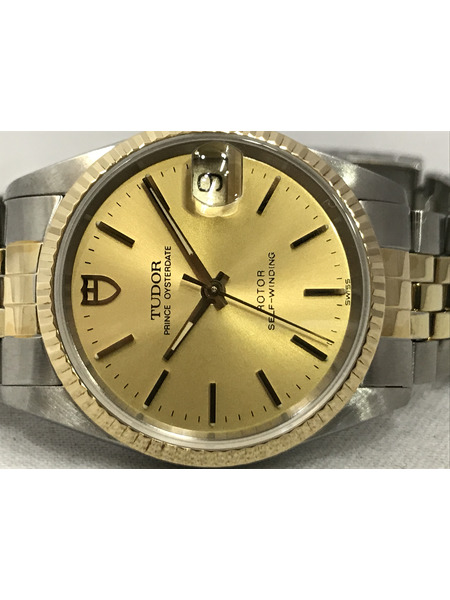 チューダー(チェードル)/プリンスオイスター・デイト/72033/OH・仕上げ済 メンズAT