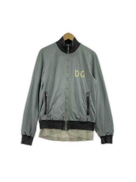 DOLCE＆GABBANA ジャケット レイヤード トラックジャケット 灰 (46)