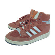 adidas Centennial 85 Hi ハイカットスニーカー 茶白 26.5cm