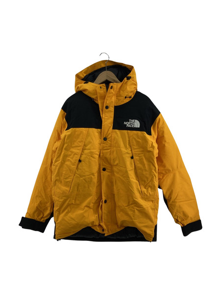 THE NORTH FACE マウンテンダウンジャケット 黒黄