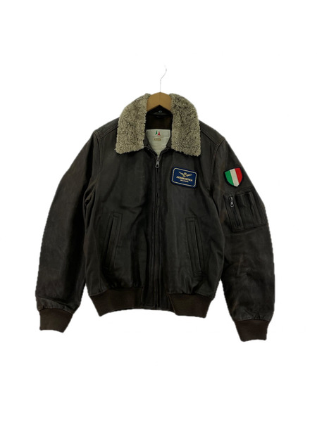 . レザージャケット AERONAUTICA MILITARE