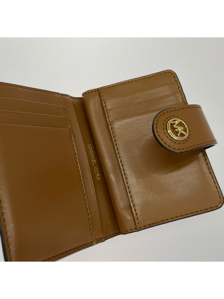 MICHAEL KORS コンパクトウォレット 二ツ折リ財布 茶