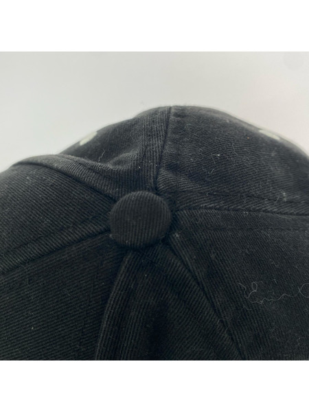 Supreme キャップ 22SS Crest 6-Panel Cap ブラック