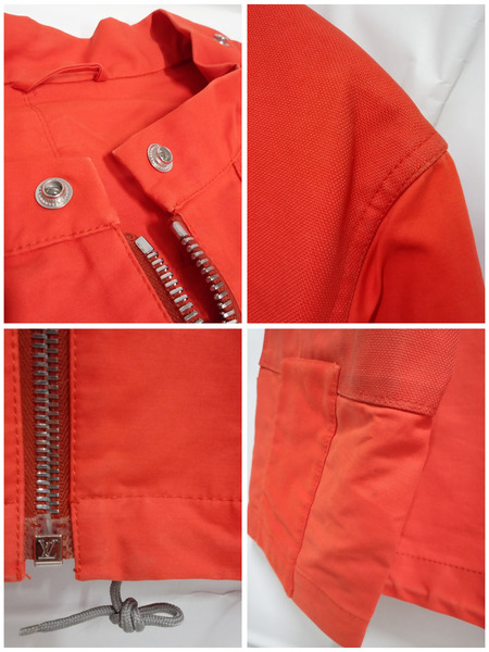 LOUIS VUITTON/コットン/マウンテンパーカー/52 ナイロン ジャケット オレンジ