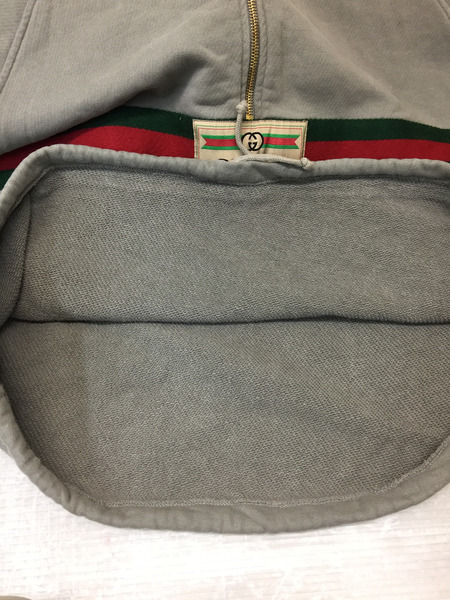 GUCCI/21SS/ウェブストライプ/コットンジャージースウェットシャツ/XS/644656-XJC3W