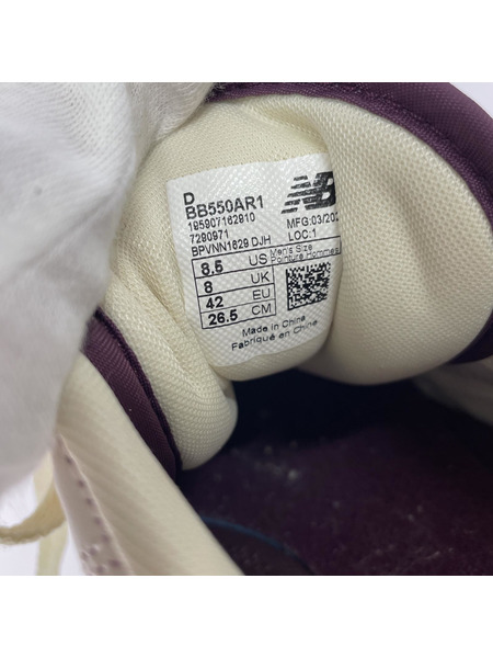 NEW BALANCE 550 ローカットスニーカー 26.5cm BB55 0AR1