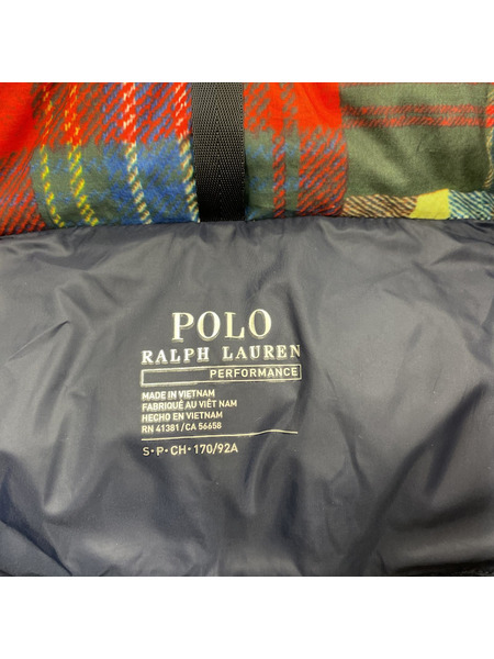 POLO RALPH LAUREN PATCHWORK DOWN JKT 赤 (S)