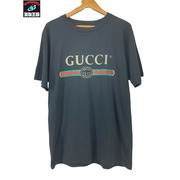 グッチ Logo Oversize Tee BLK S